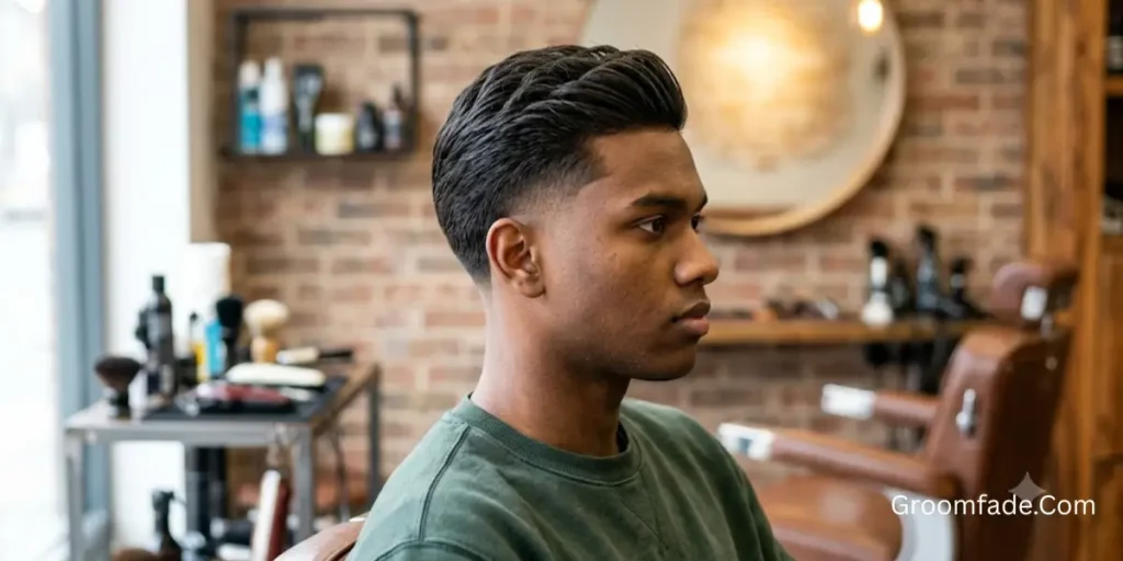 Mid Burst Taper Fade
