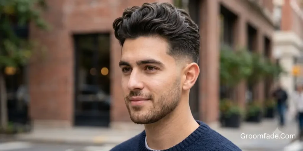 Mid Fade Pompadour
