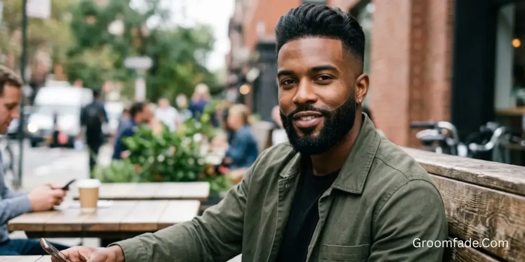 Mid Fade with Beard