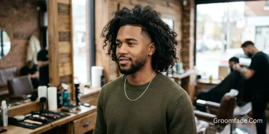 Mid Taper Fade Long Hair