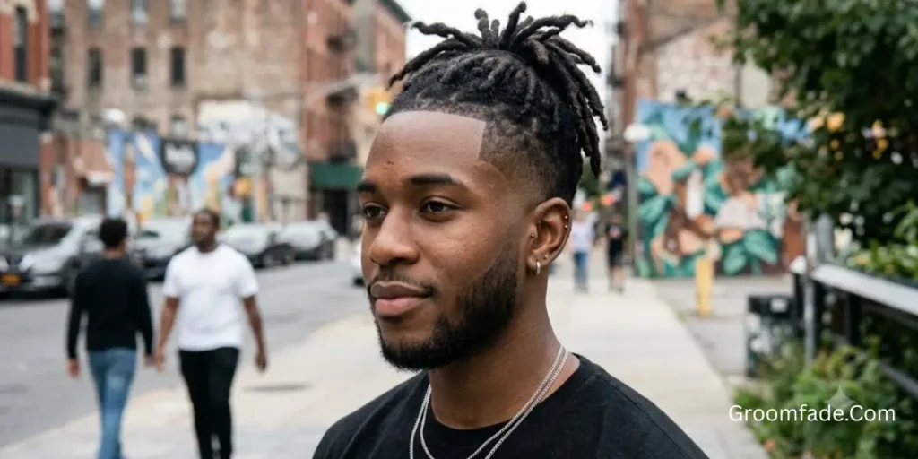 Mid Taper Fade with Dreads