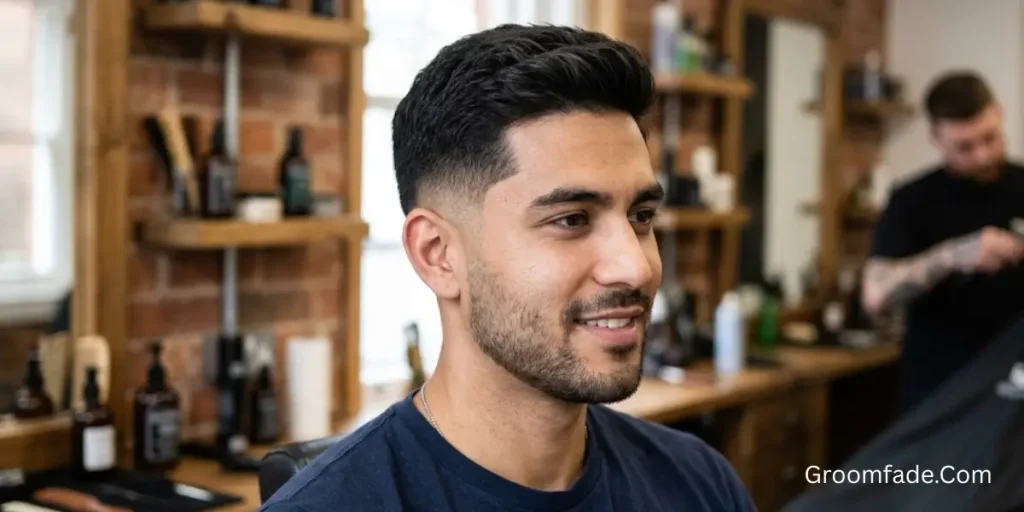 Mid Taper Fade with Stubble