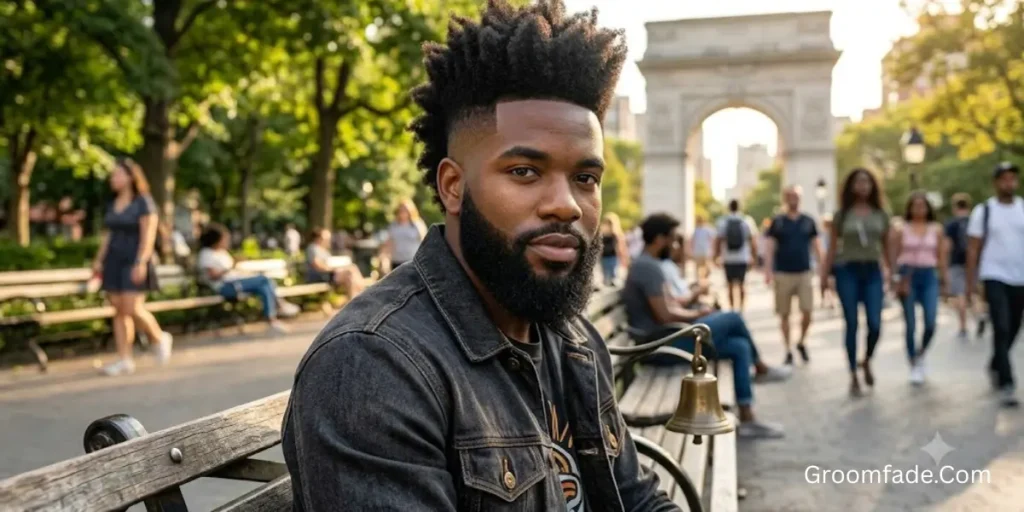 Mohawk Fade for Black Men