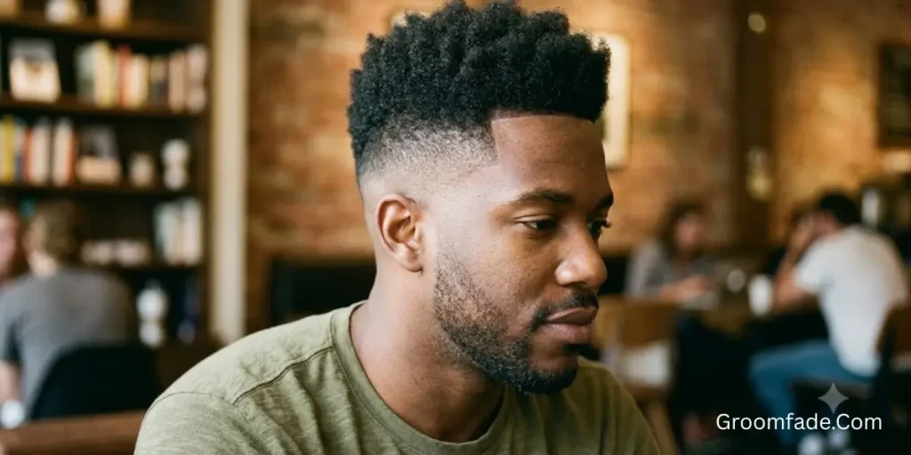 Natural Afro Fade