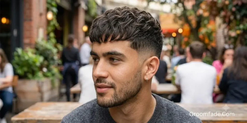 Short Textured Fringe Low Taper