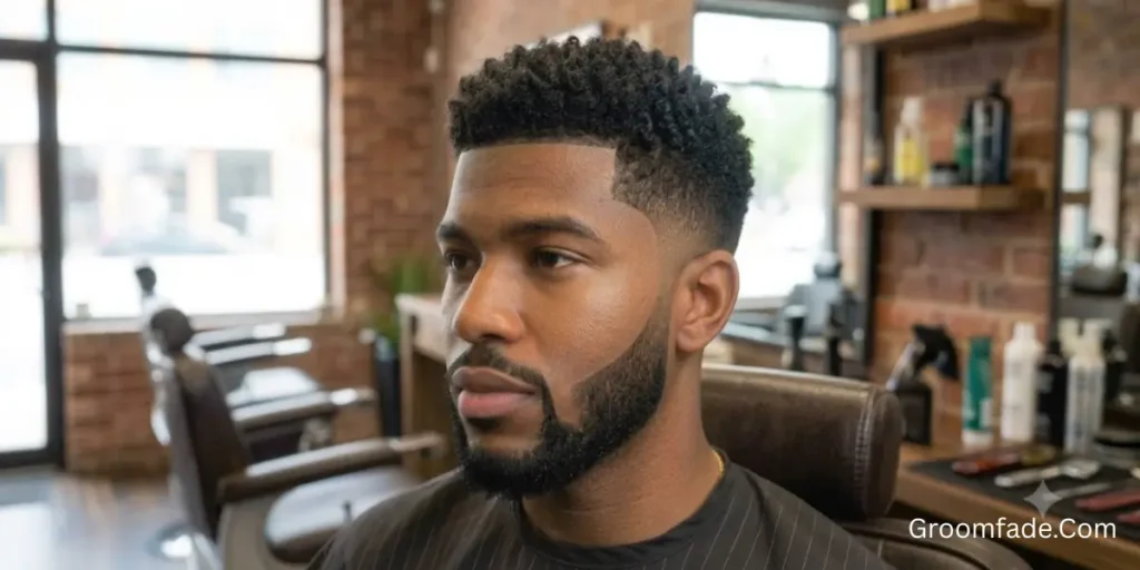 Taper Burst Fade for Black Men