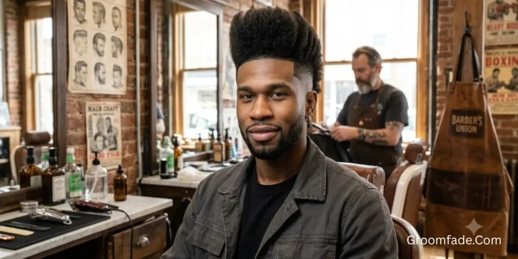 Temple Fade Mohawk