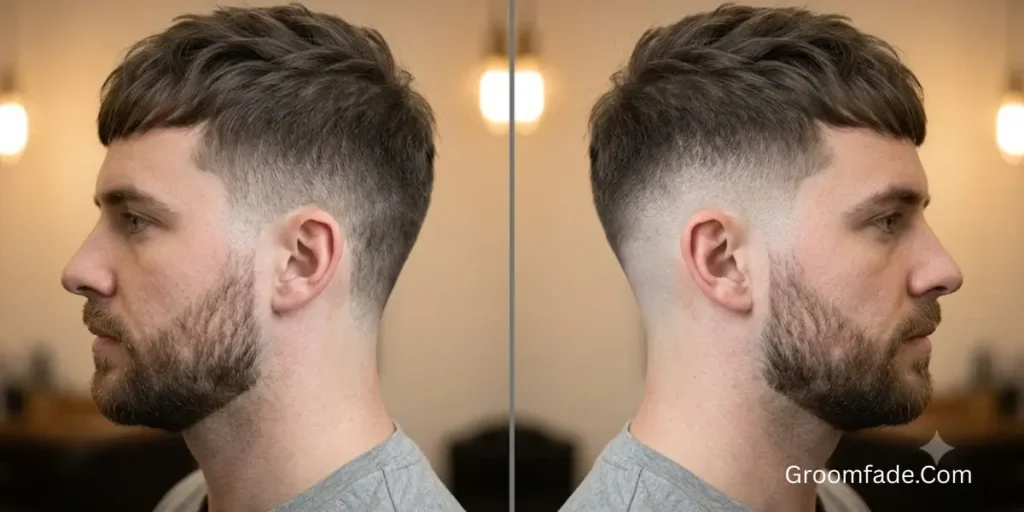 Textured Fringe Low Taper vs Mid Taper