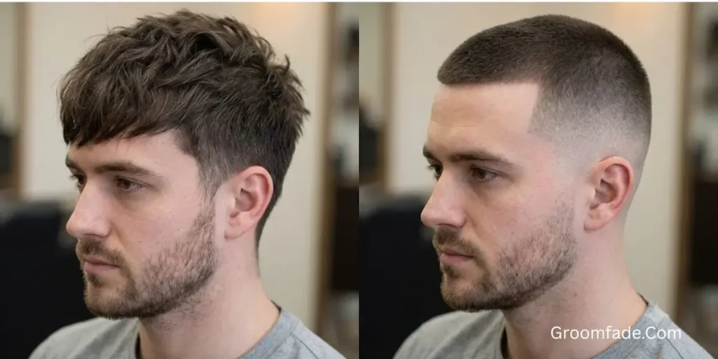 Textured Fringe Low Taper vs Other Haircuts