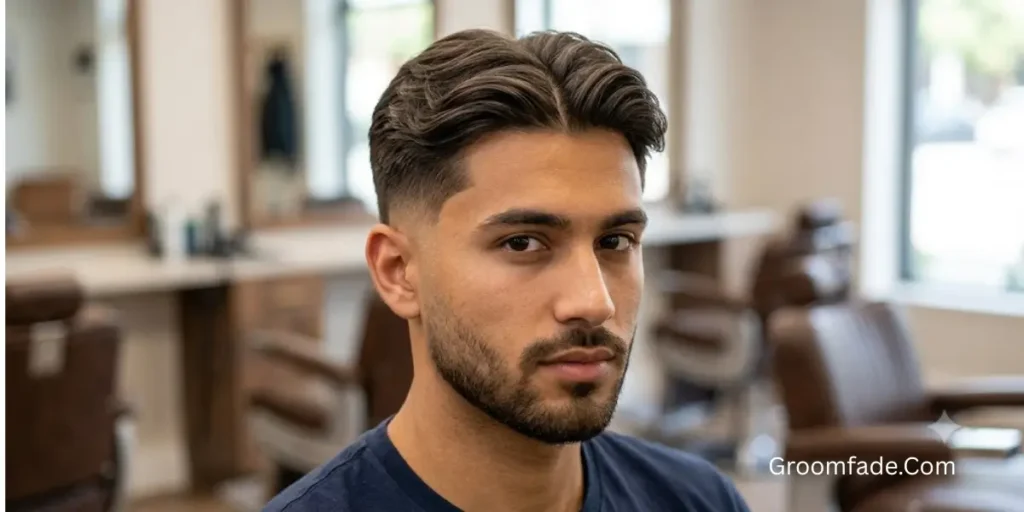 Burst Fade Middle Part