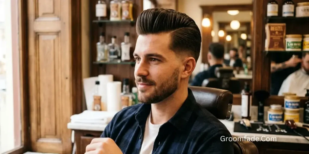 Classic Pompadour Haircut