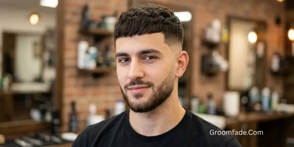 Crop Cut With Burst Fade