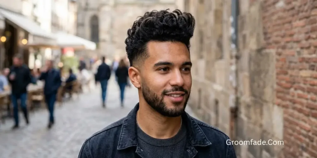 Curly Pompadour