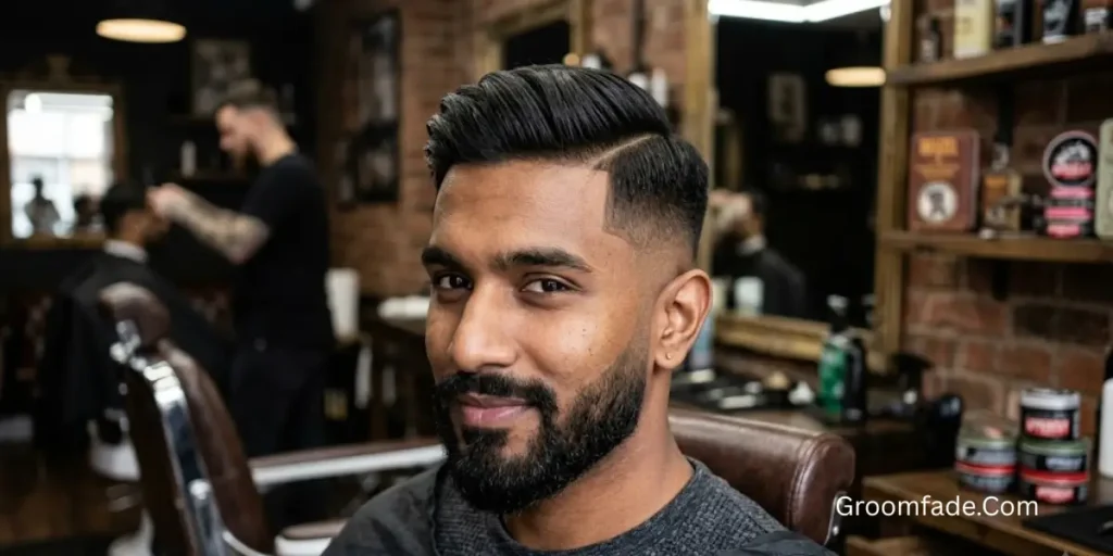Drop Fade Comb Over