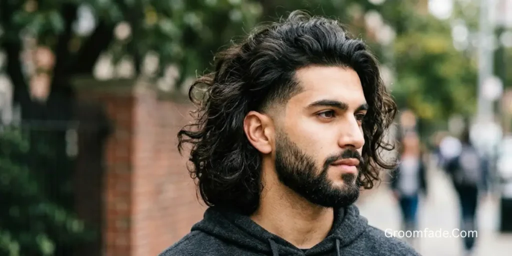 Drop Fade Long Hair