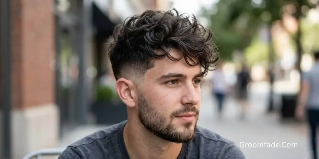 Drop Fade Messy Top