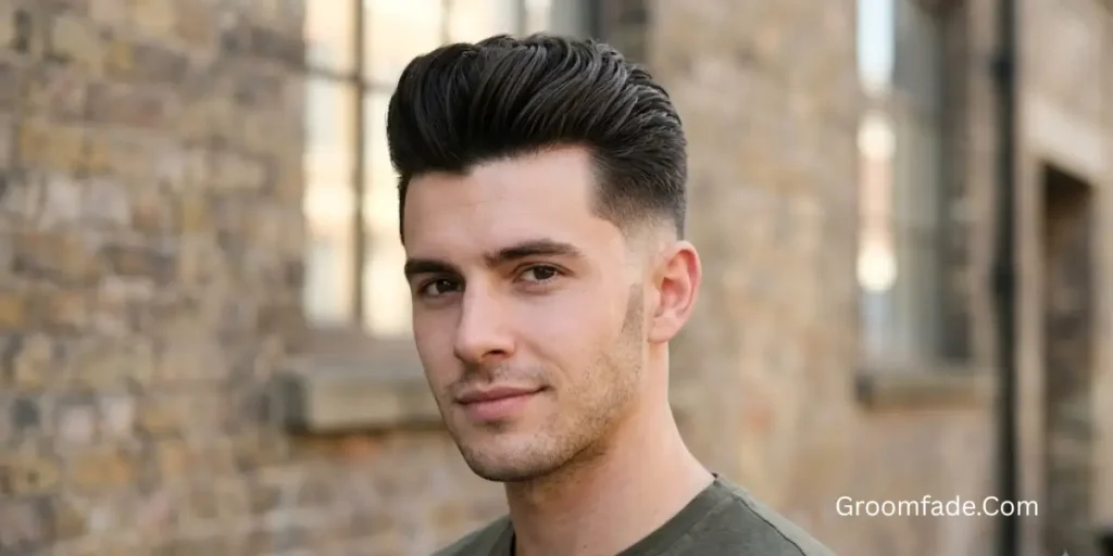 Drop Fade Pompadour