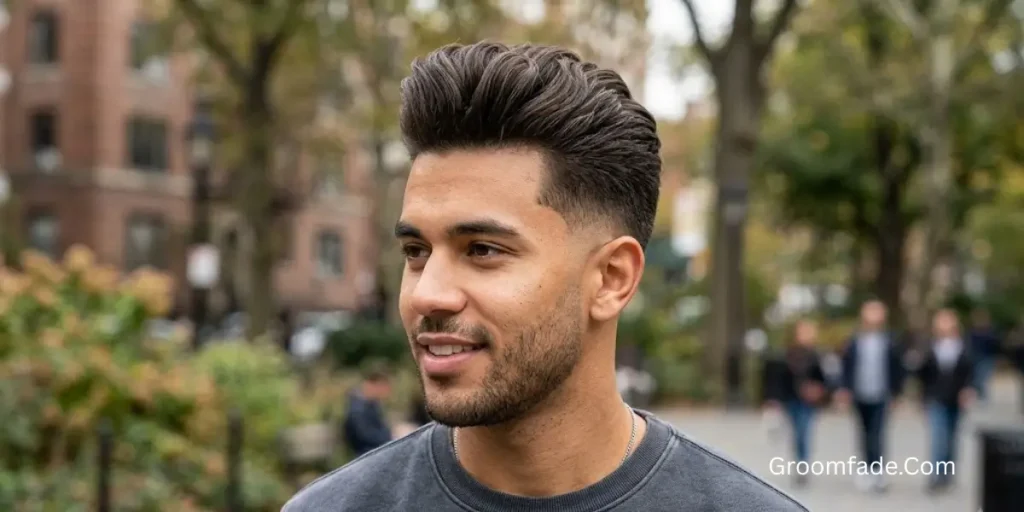 Drop Fade Quiff