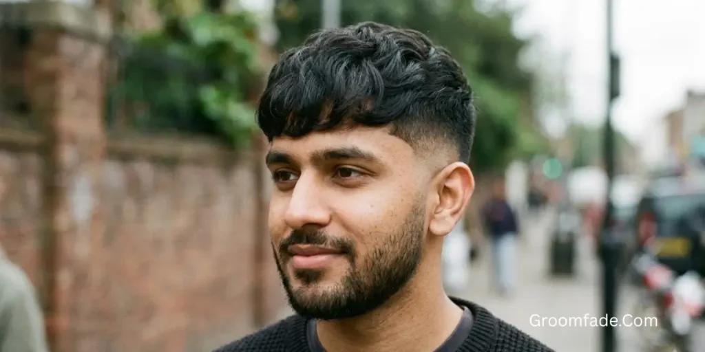 Drop Fade Textured Fringe