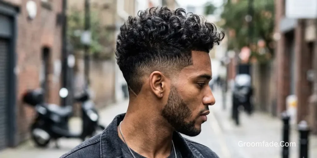 Drop Fade With V Shape