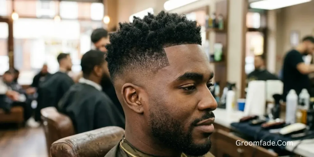 Drop Fade for Black Men