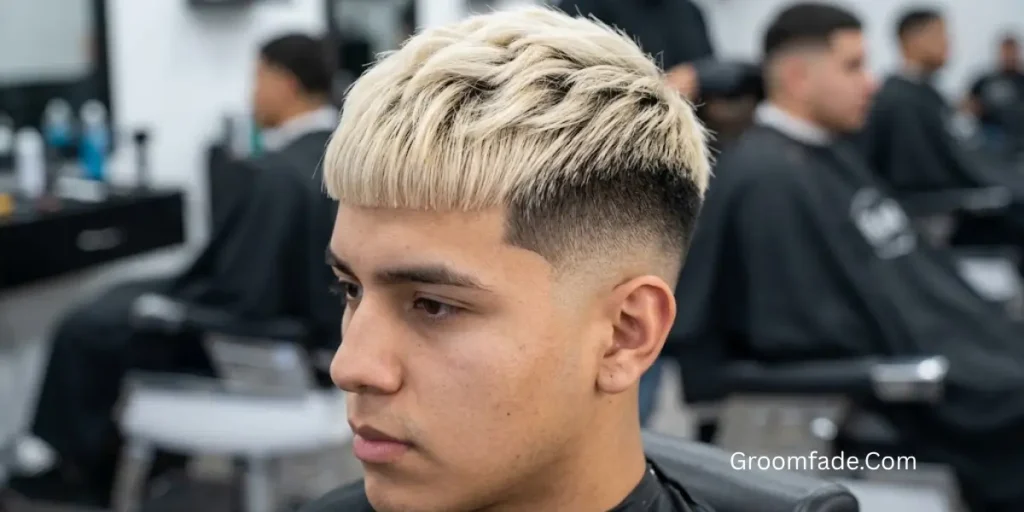 Edgar Blonde Haircut