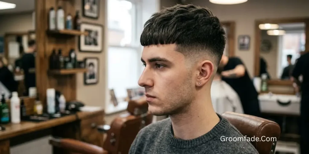 Edgar Cut Mid Fade