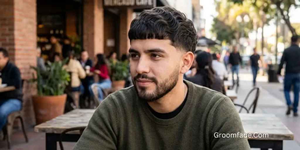 Edgar Haircut for Wavy Hair