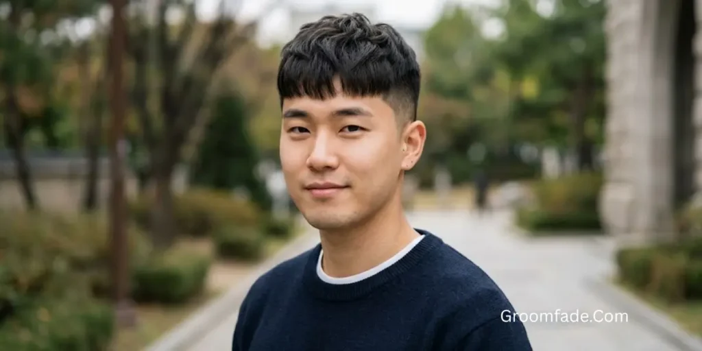 French Crop Haircut Asian