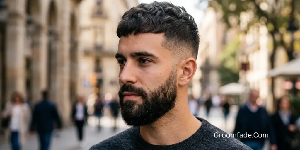 French Crop With Beard