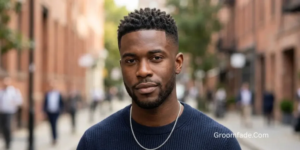 French Crop for Black Men