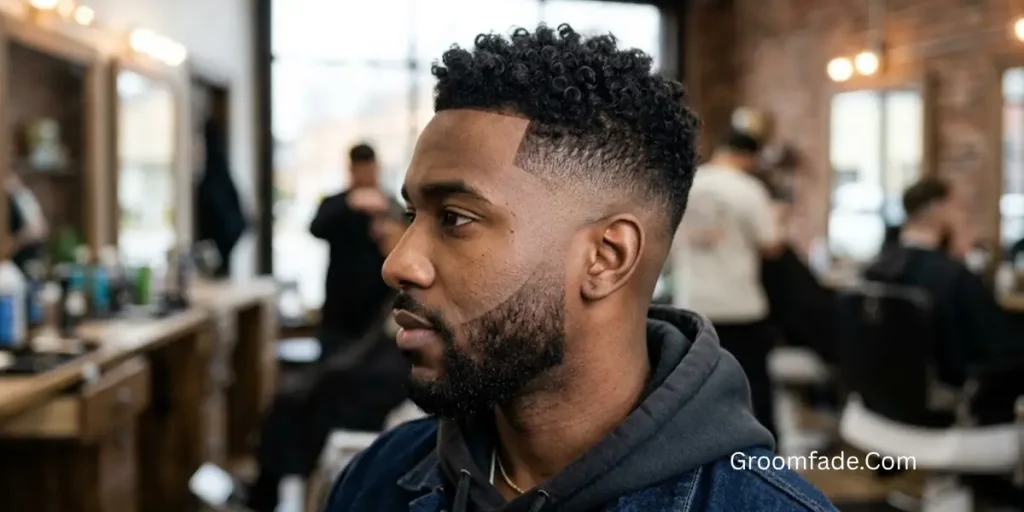 High Drop Fade for Black Men
