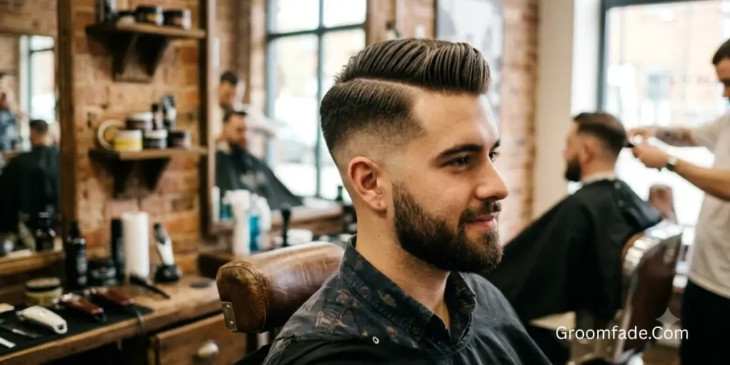 High Fade Comb Over