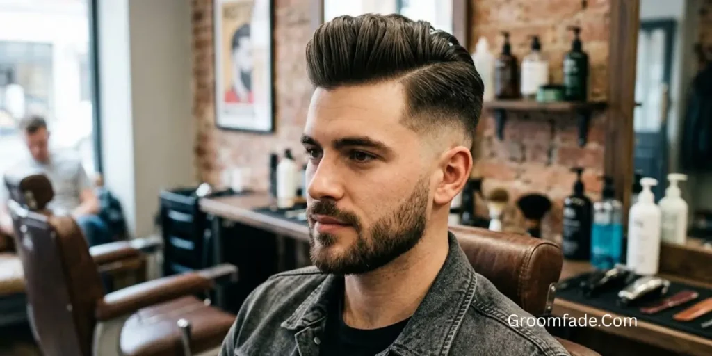 High Fade Pompadour