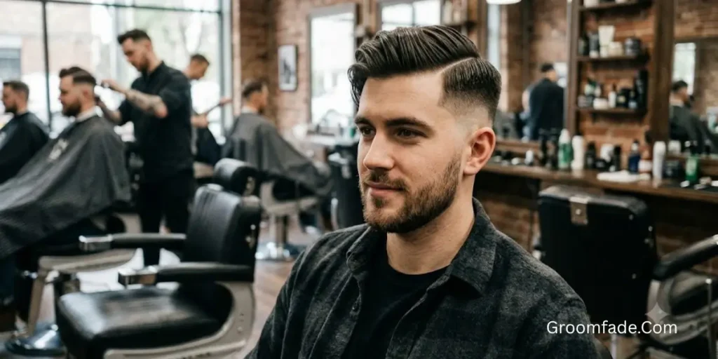 High Fade Side Part