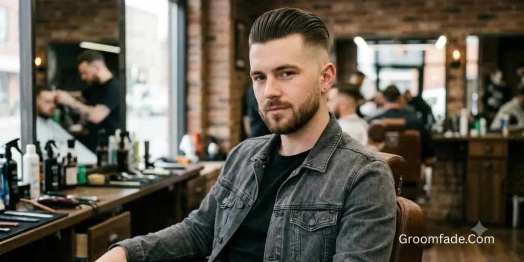 High Fade Slick Back