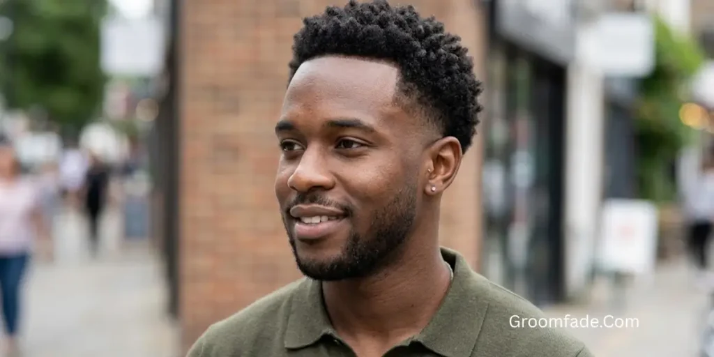 Low Drop Fade for Black Men