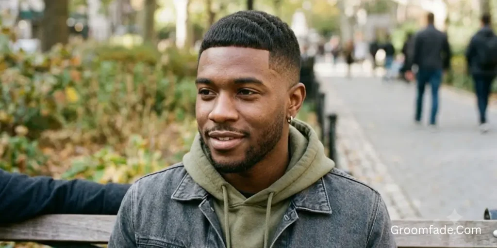 Low Fade Caesar Cut