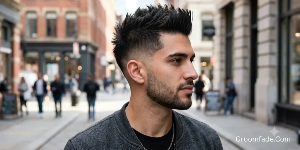 Low Fade Faux Hawk