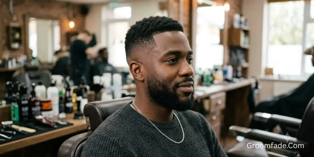 Low Fade Haircut for Black Men