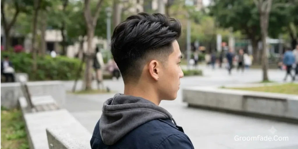 Low Fade Two Block Haircut