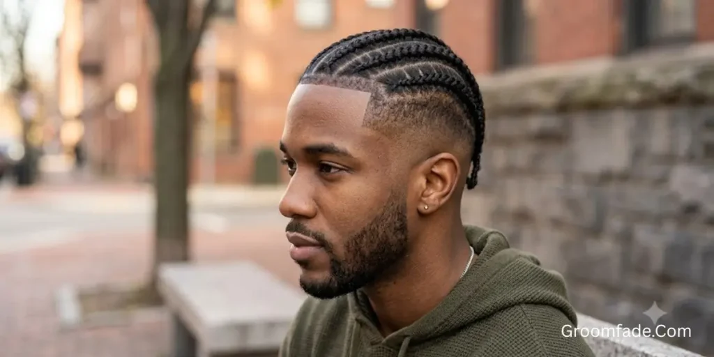Low Fade With Braids