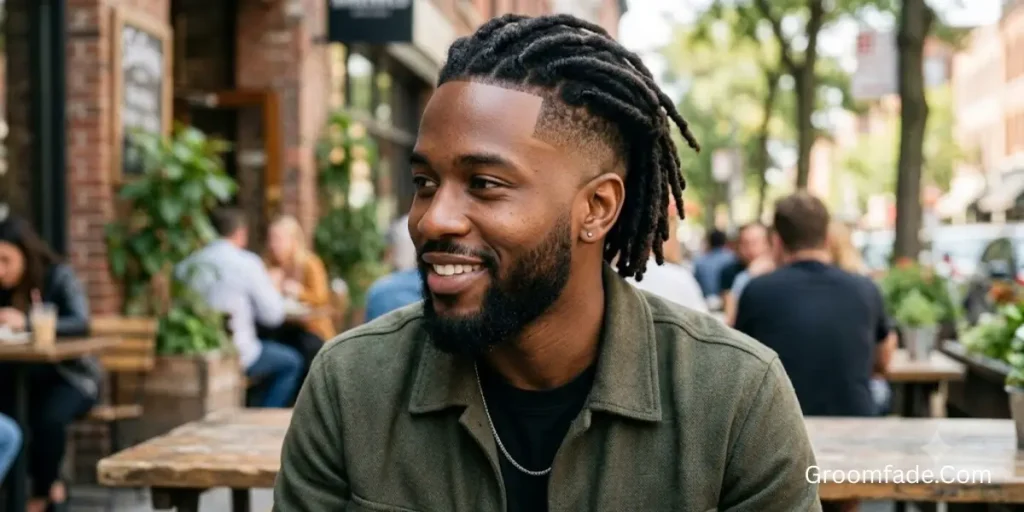 Low Fade With Dreads