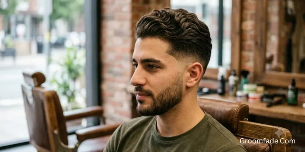 Low Fade for Wavy Hair