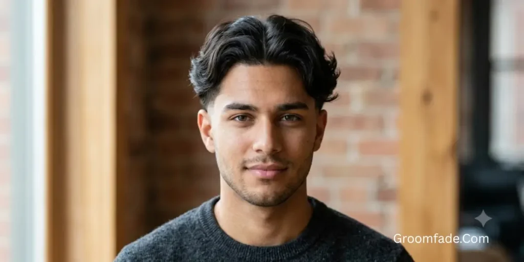 Low Taper Middle Part