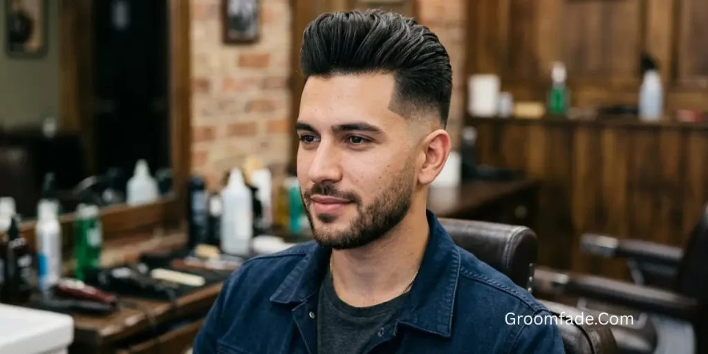 Mid Fade Pompadour