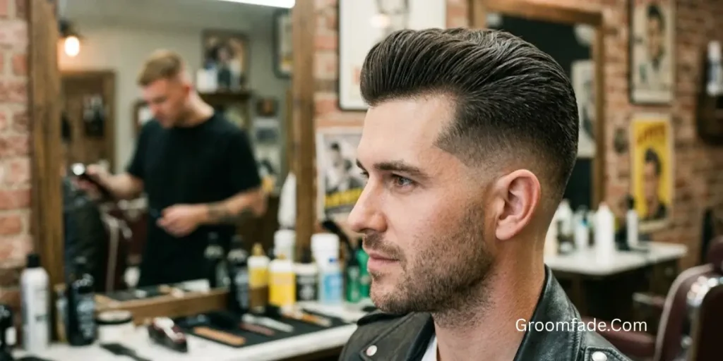 Mid Temple Fade
