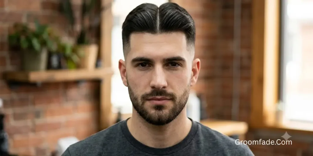 Middle Part Undercut