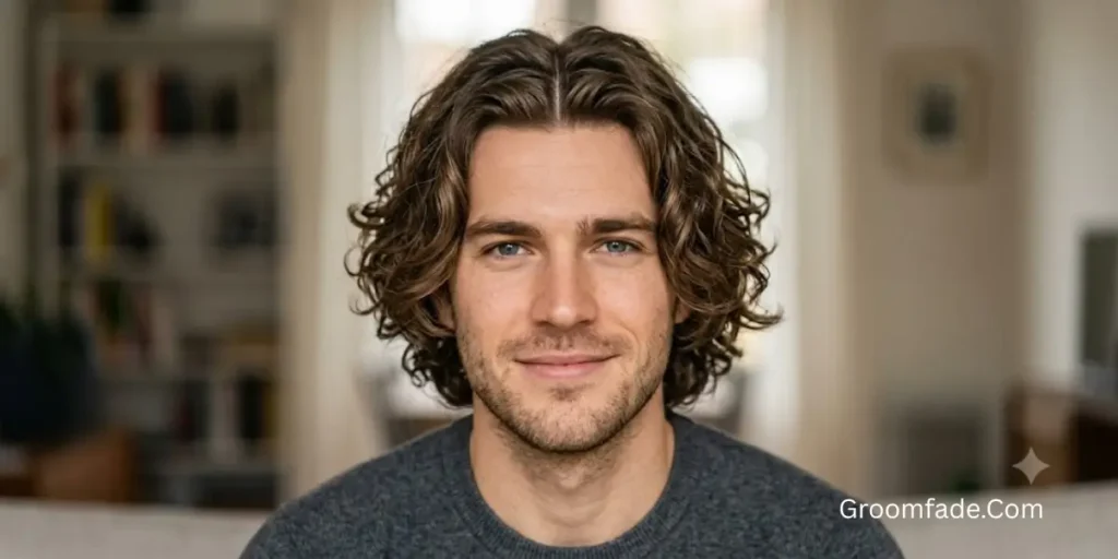 Middle Part for Wavy Hair