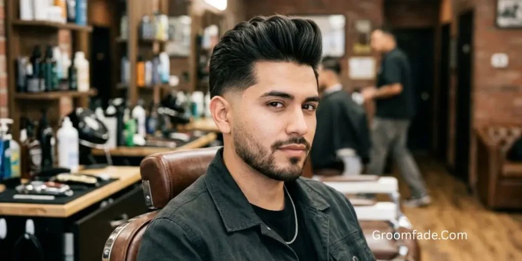 Pompadour Drop Fade